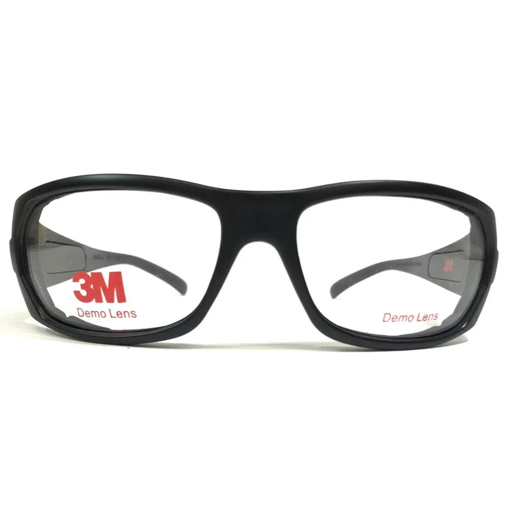 3M Safety Goggles Eyeglasses Frames ZT25-8 base Matte Black Z87-2+ 61-19-127